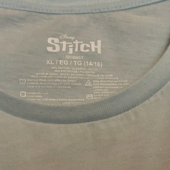 Disney, Kids Size XL (14/16) Stitch Tee Shirt - Picture 4 of 5